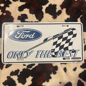 Vintage Official Ford Decorative License Plate
